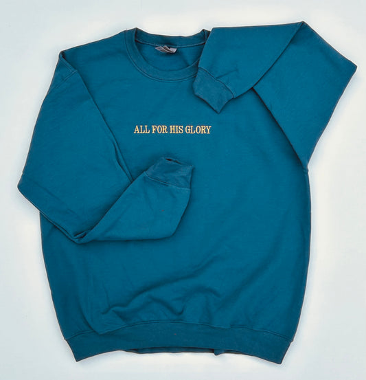 All for his glory Crewneck